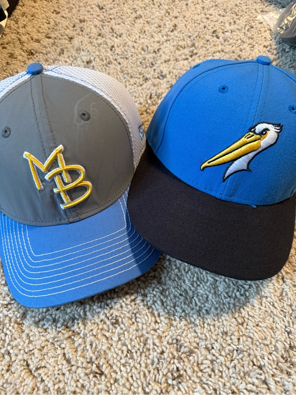 New Era Myrtle Beach Pelican Baseball Caps